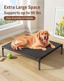 Pet Bed, No Assembly Required, Foldable, Portable, Waterproof & Moisture-Proof, Breathable & Antibacterial, All-Season Sleeping Mat for Cats and Dogs