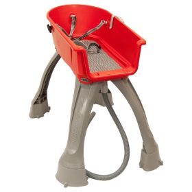 Booster Bath Elevated Dog Bath and Grooming Center Medium Teal 33" x 16.75" x 10"
