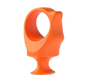 BiteBlock Small - Pets 5-15 lbs- How to brush dog teeth (Color: Orange)