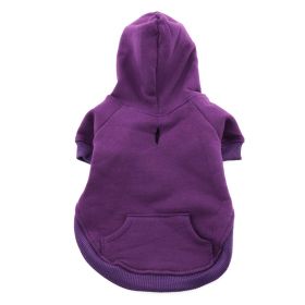 Flex-Fit Dog Hoodie (Color: Purple, size: 4X-Large)
