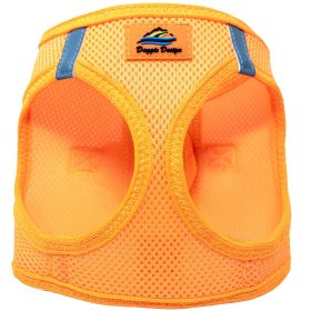 American River Solid Ultra Choke Free Dog Harness (Color: Hunter Orange, size: S)